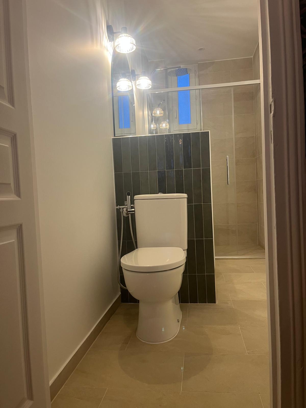 Rénovation salle de bain/après